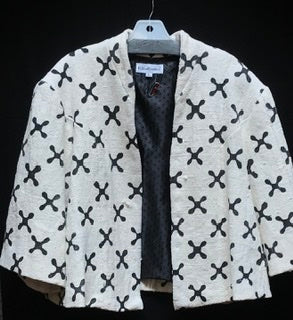 TIENDA HO MUDCLOTH CROP JACKET. Was 300.