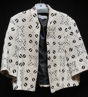 TIENDA HO MUDCLOTH CROP JACKET. Was 300.